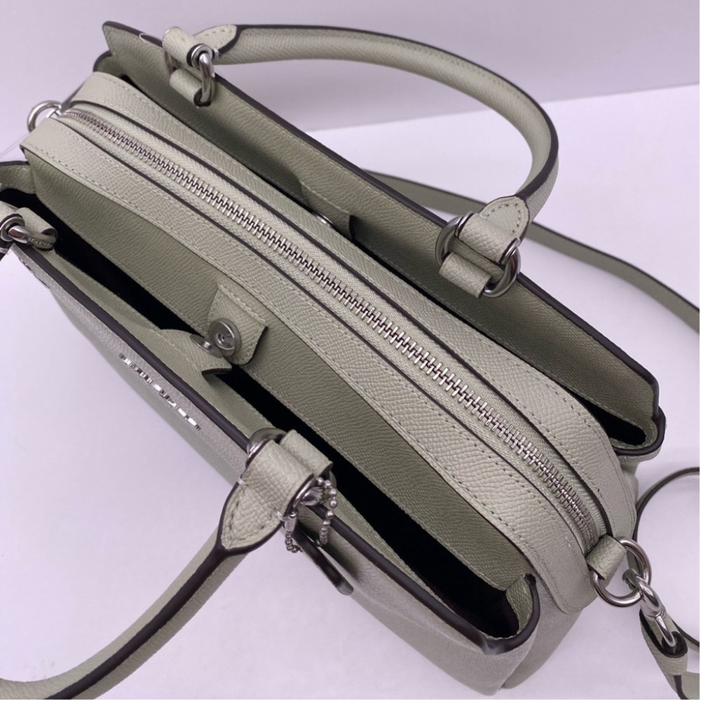 Coach Lillie Carryall satchel bag Crossbody Pale Green - Picture 8 of 16